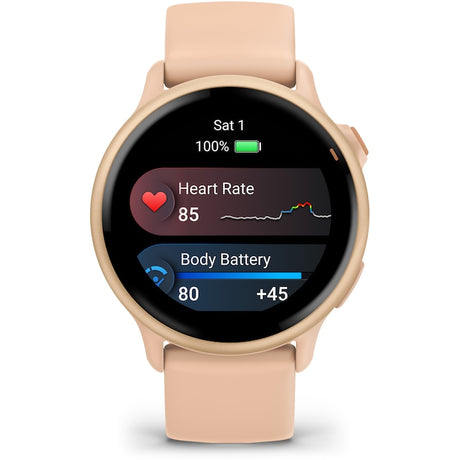 Smartwatch Garmin vivoactive 6, GPS, 42mm, curea silicon, Pink Dawn