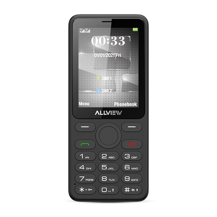 Allview M30 Luna, Dual SIM, 32 MB, 2G, Dark Grey