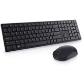 Kit tastatura + mouse wireless Dell KM5221W, retail box, US International layout, Negru