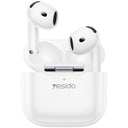 Căști wireless Yesido TWS31, Bluetooth 5.4, alb, in ear, autonomie 4 ore