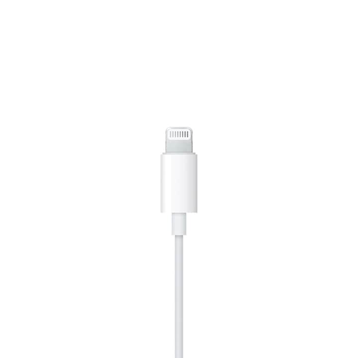 Casti audio Apple EarPods, In-Ear, Lightning, White