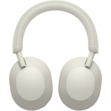 Casti Over the Ear Sony WH-1000XM5S, Wireless, Bluetooth, Noise cancelling, Autonomie baterie 30 ore, Microfon, Alexa si Google Assistant, Platinum Silver