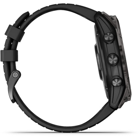 Smartwatch Garmin Fenix 7X Pro Solar, Glass, curea Neagra, Slate Grey
