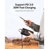 Baterie Externa Veger, 50000mAh, PD QC3.0 5A 22,5W Tank Lite, Negru