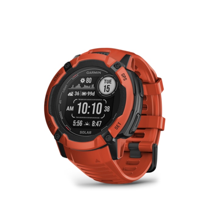 Smartwatch Garmin Instinct 2x, Solar, Flame Red