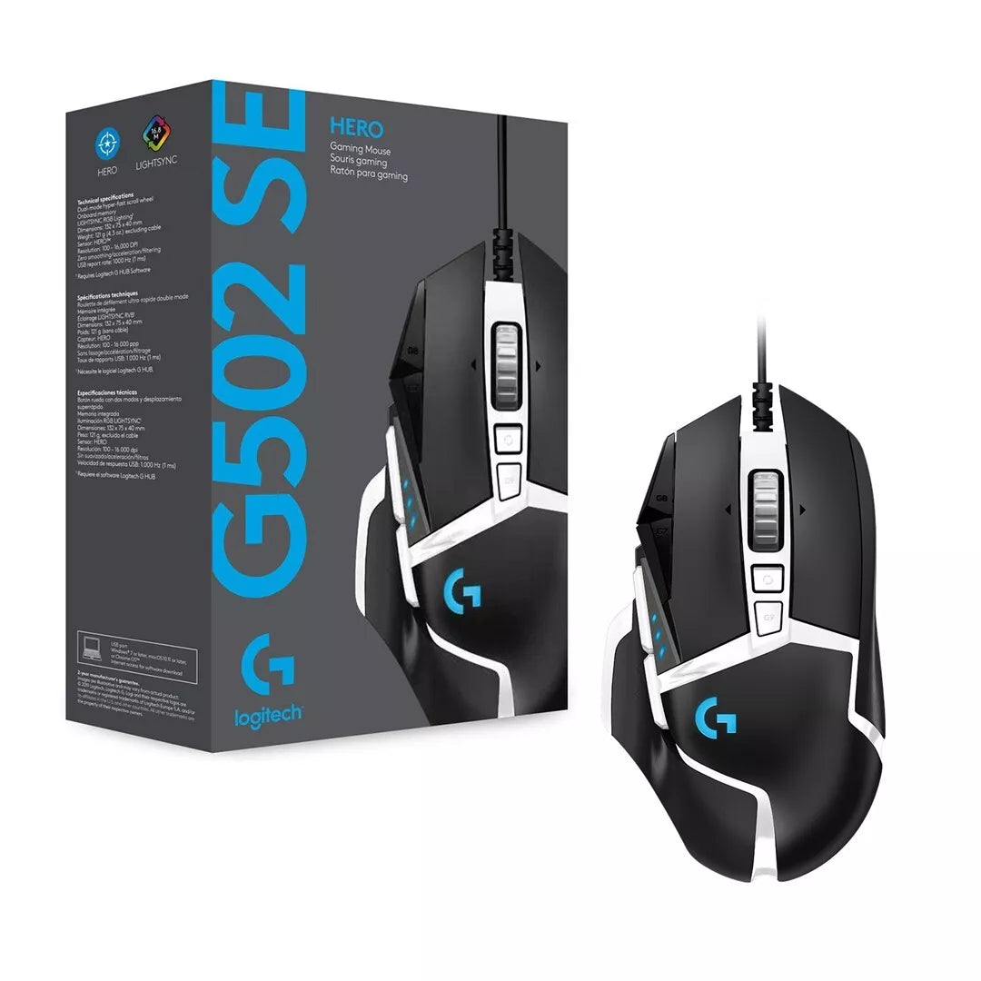 Mouse gaming Logitech G502 SE Hero 16K DPI, Special Edition