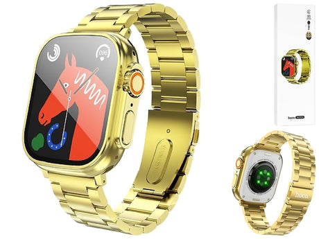 Smartwatch Hoco Y12 Ultra, 2" IPS, ECG, Rezistent la Apa, IP67, Compatibilitate iOS si Android