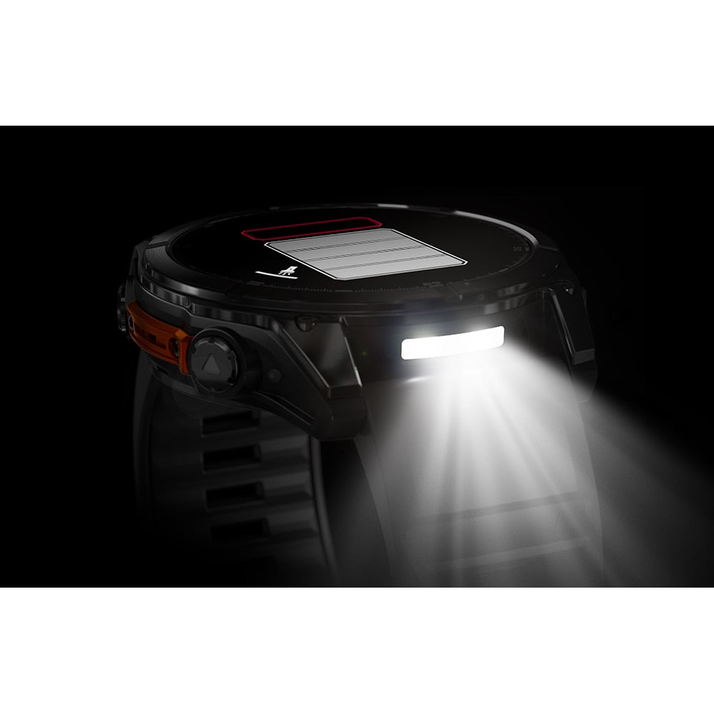 Garmin fenix 8, 51mm, AMOLED, Slate Gray, Black Silicone Band - Smartwatch multisport