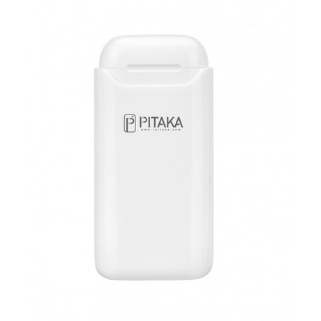 Baterie Externa Wireless Pitaka Air Pal Essential pentru Apple Airpods Gen 1 / Gen 2, 1200mAh, 5W, Alba AP1002