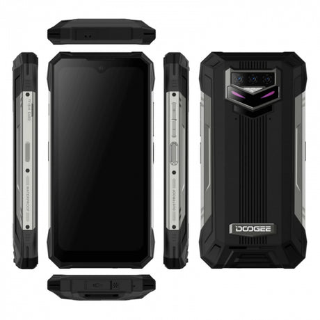 Doogee S89 Pro, 4G, LCD 6.3", 8GB RAM, 256GB ROM, Android 12, Helio P90, NFC, IP68, 12000mAh, Incarcare 65W, Dual SIM, Classic black