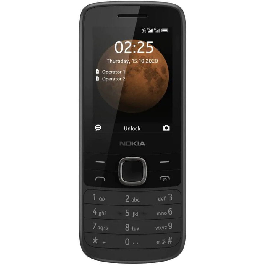 Telefon mobil Nokia 225, 4G, Dual SIM, Black