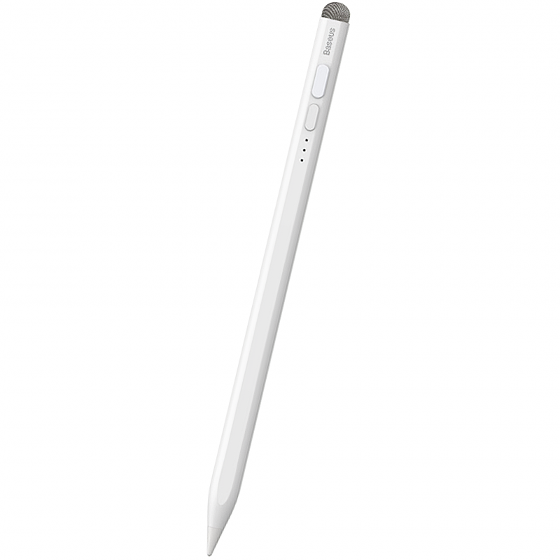 Touch Pen Baseus Smooth Writing 2 Series pentru Apple iPad, Versiune Activ / Pasiv, Alb SXBC060302