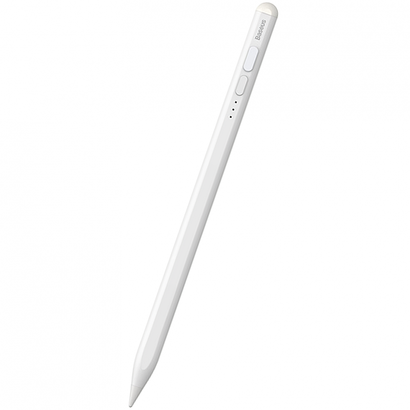 Touch Pen Baseus Smooth Writing 2 Series pentru Apple iPad, Versiune Activ, Alb SXBC060502